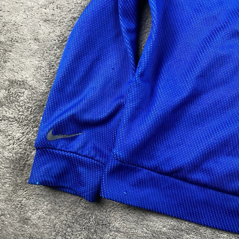 Nike Sweater Hoodie Youth Size 7/L Blue Dri-Fit‎